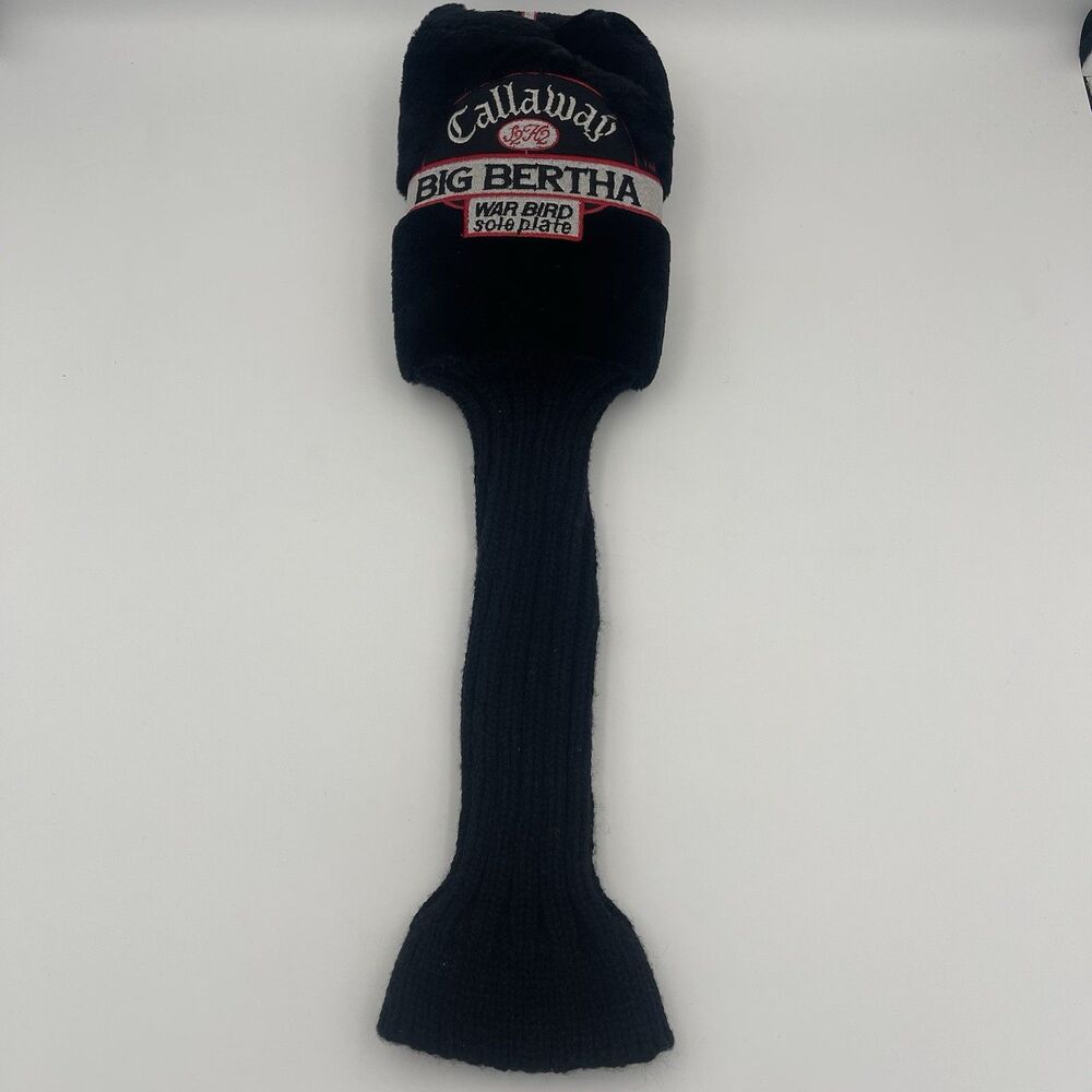 Callaway Golf Club Head Cover Big Bertha Warbird Sole Plate Sock # 1 Driver USED